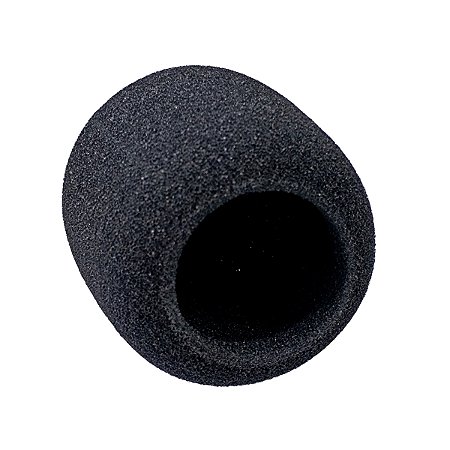 Espuma para Microfone Padrão Tradicional Preto