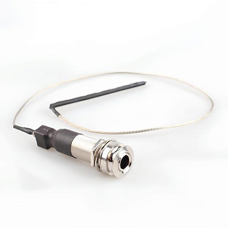 Captação Passiva de Rastilho para Violão Aço Nylon Jack Cromado