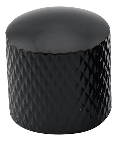 Knob Metal Preto Guitarra Baixo Unidade