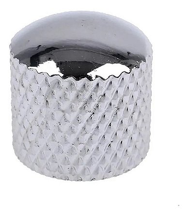 Knob Metal Cromado Guitarra Baixo Unidade