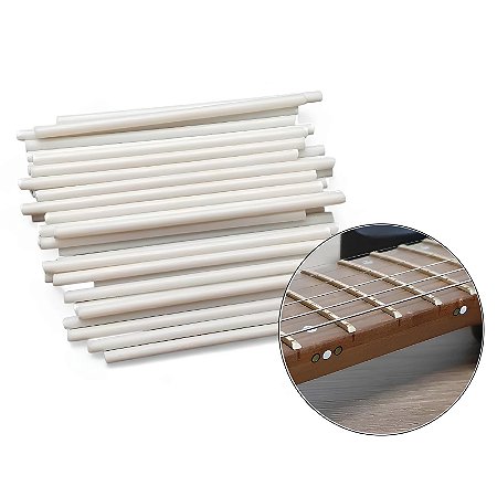 Marcação Lateral Violão Guitarra Baixo DOT Branco 10pcs