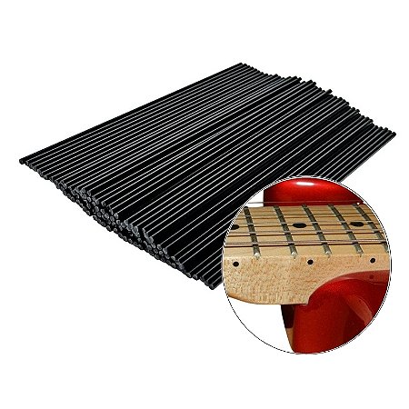 Marcação Lateral Violão Guitarra Baixo DOT Preto 10pcs