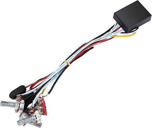 Kit Preamp Circuito Ativo Para Contra Baixo 2 Bandas