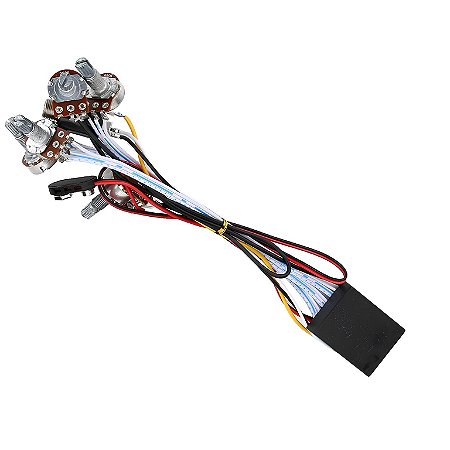 Kit Preamp Circuito Ativo Para Contra Baixo 3 Bandas