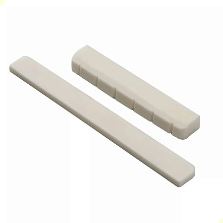 Nut e Rastilho Osso Para Violão Nylon Canhoto