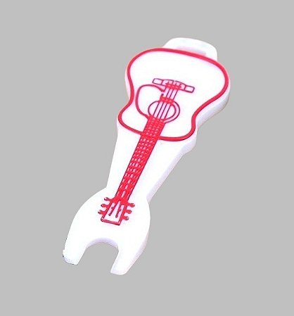 Extrator Saca Pinos para Violão Corda de Aço Formato de Violão