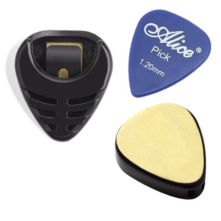Suporte para Palhetas Violão Guitarra Cavaco Baixo + Palheta Alice 1.2mm