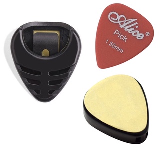 Suporte para Palhetas Violão Guitarra Cavaco Baixo + Palheta Alice 1.5mm