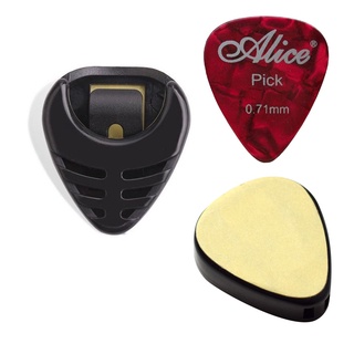 Suporte para Palhetas Violão Guitarra Cavaco Baixo + Palheta Alice 0.71mm