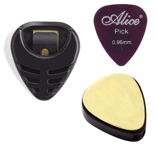 Suporte para Palhetas Violão Guitarra Cavaco Baixo + Palheta Alice 0.96mm