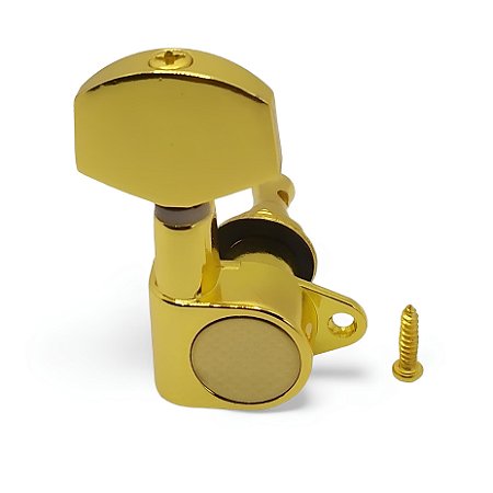 Tarraxa Individual Dourada 90° Lado Esquerdo 1Un.