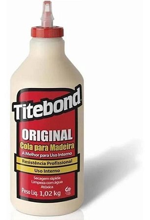 Cola Titebond Original 1 Litro 1K - Cola para Madeira Titebond