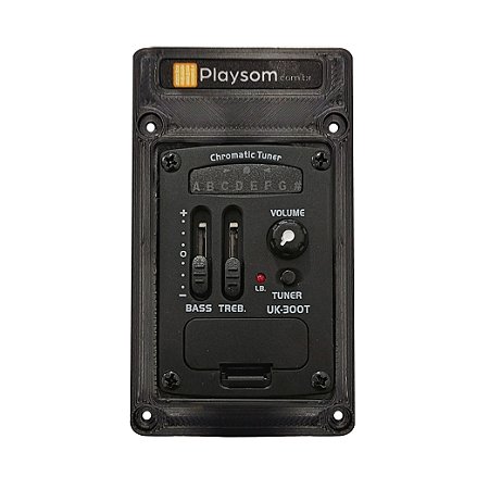 Moldura + Equalizador UK300T p/ Shadow LC-2 LC-3 LC-4 LC5 P-4 P-7