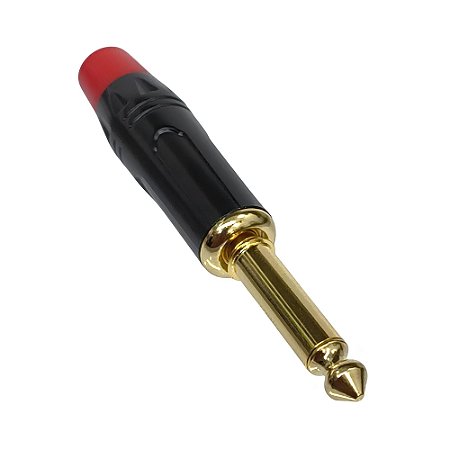 Plug P10 Mono com Função Mute Violoão Guitarra Baixo