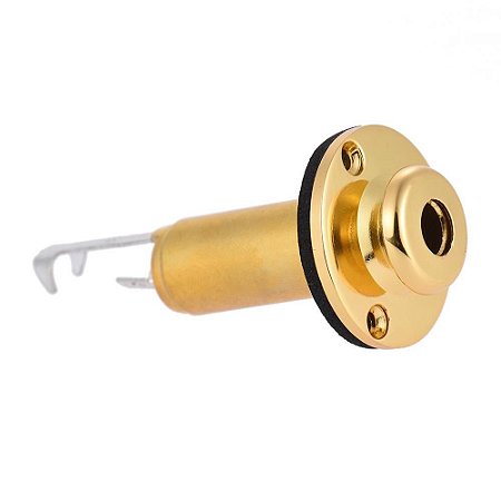 Jack P10 Roldana c/ parafusos para Violão Dourado