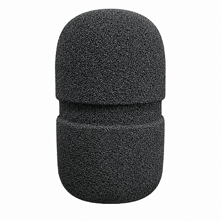 Espuma Para Microfone De Mão Alta Com Friso - Espuma de Repórter