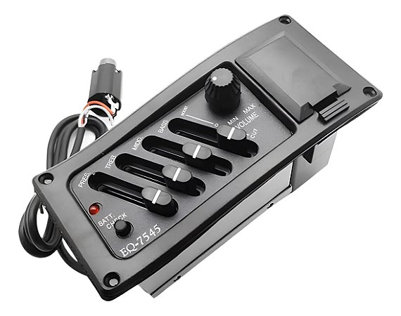Preamp Captador Equalizador 4 Bandas para Violão Aço Nylon - EQ7545