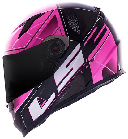 Capacete Ls2 ff358 Ultra Preto Rosa Brilho - Moto-X Wear - Loja ideal para  Motociclista! Venha conferir as nossas novidades.