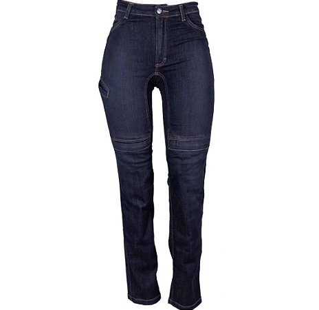 Calça Jeans Feminina Com Proteção Penelope Hlx Cintura Alta