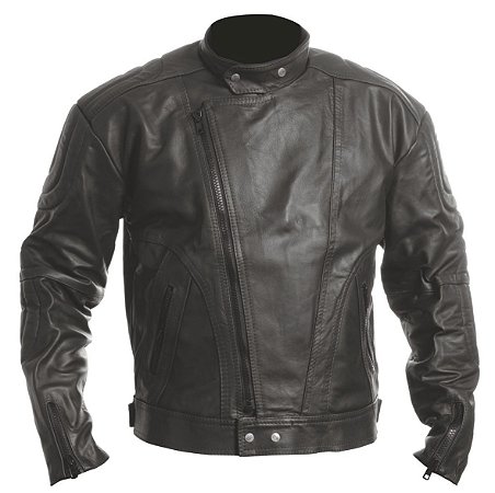 jaqueta de couro masculina motoqueiro honda