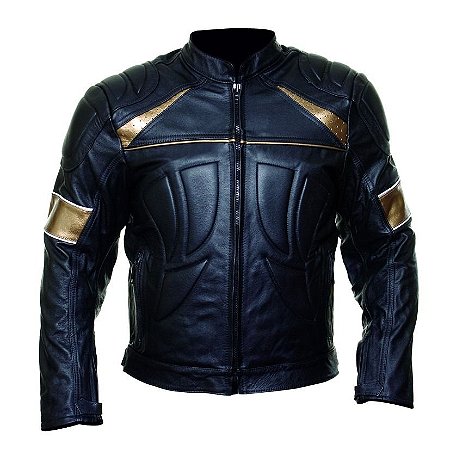 jaqueta de couro de moto
