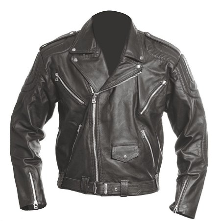 jaqueta couro moto masculina