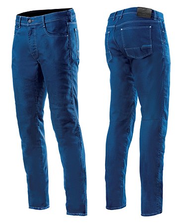 Calça Jeans Alpinestars Merc Denin - Azul Claro