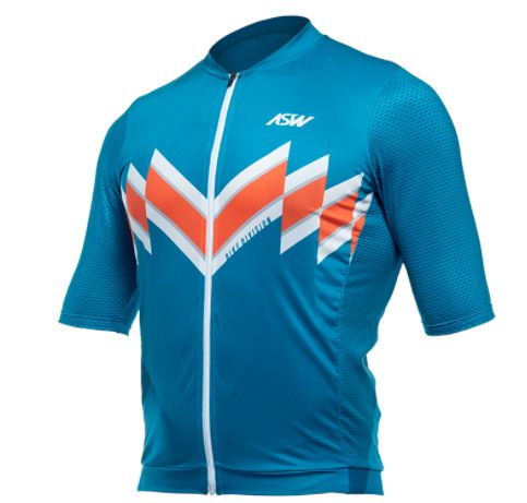 Camisa Ciclismo Bike Asw Endurance Shield Azul Masculino
