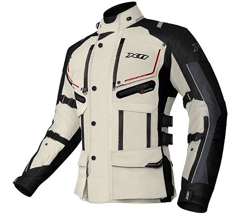 Jaqueta Masculina X11 Travel 2 Special Tour Parka Cinza Clar - Moto-X Wear  - Loja ideal para Motociclista! Venha conferir as nossas novidades.