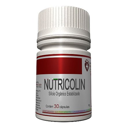 Nutricolin 300mg cápsulas - Silício Orgânico