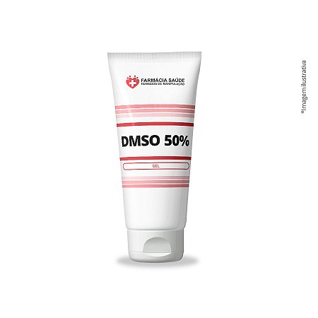 DMSO GEL - Dimetilsulfóxido 50% - 100g - vasodilatador e antisséptico em gel