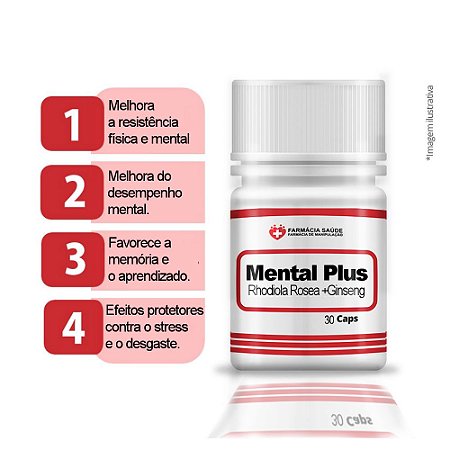 SupleMental Plus 60 cápsulas - Neuroestimulador