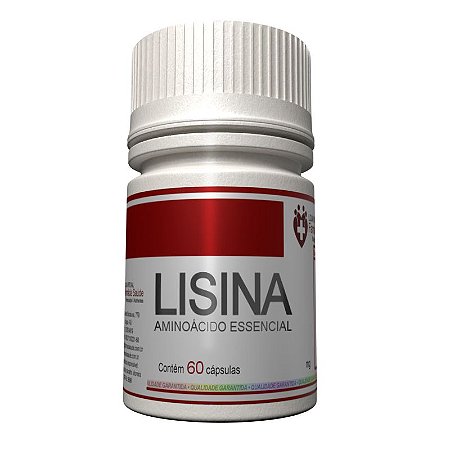 Lisina 500mg 60 cápsulas