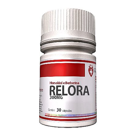 Relora 300mg 30 cápsulas - honokiol e berberina