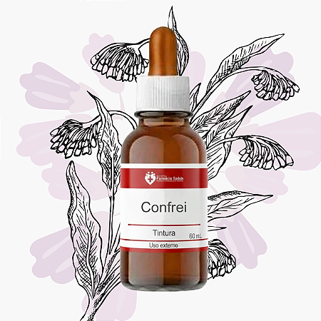 TINTURA DE CONFREI 60ML | ALÍVIO EM PSORÍASE