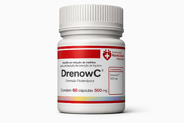 DRENOW C ® 500mg | redução da retenção e inchaço