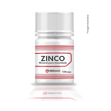 Zinco 20mg 120 Cápsulas - Mineral do sistema imunológico