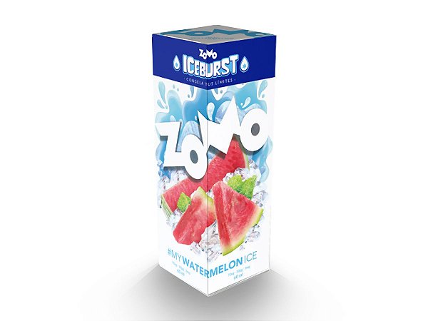 Juice Watermelon Ice Zomo 60ml + 10ml Iceburst 3mg