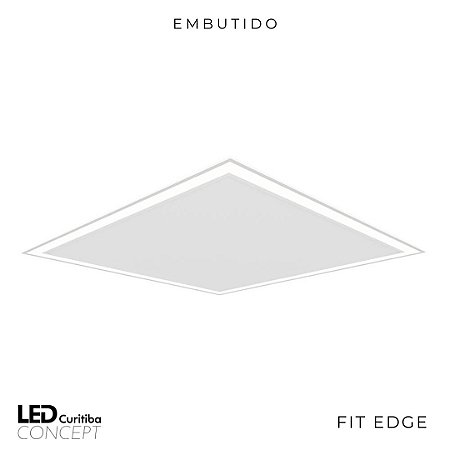 Embutido Fit Edge – Bivolt 127v / 220v Led 3000k – 616 X 616 X 45mm - Newline