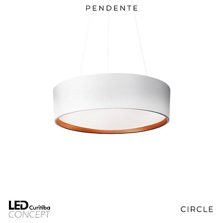 Pendente Circle Cfl E27 – Bivolt 127v / 220v – 370 X 370 X 145mm - Newline