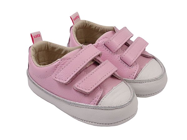 TÊNIS NODDY VELCRO ROSA BEBÊ/BRANCO - Catz Calçados une o conforto que o  bebê precisa e a qualidade que a mamãe gosta