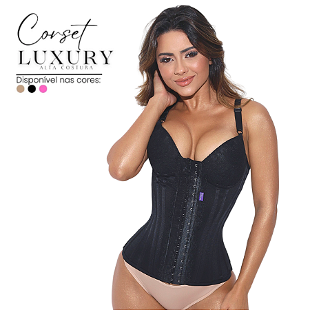 Corset Luxury Alta Costura Bojo com Renda