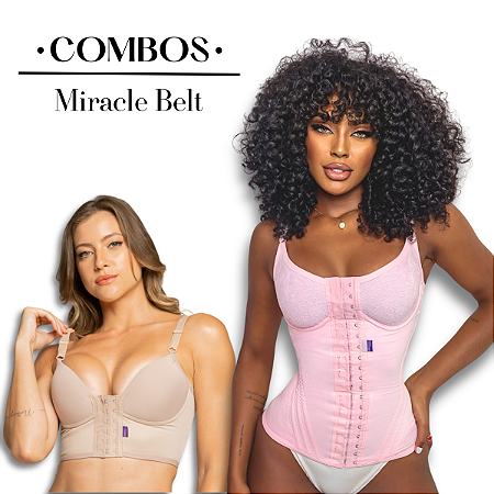 Cinta Busto Pré-Moldado + Sutiã Modelador