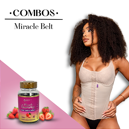 Cinta Busto Pré Moldado + Miracle Gummy