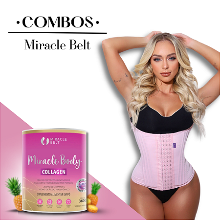 Cinta Faixa 4 Fechos + Miracle Body