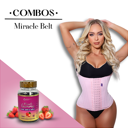 Cinta Faixa 4 Fechos + Miracle Gummy