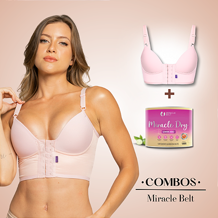 2 Sutiãs Modeladores + Miracle Dry