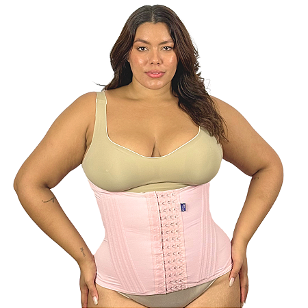 Cinta Modeladora Faixa 4 Fechos Plus Size
