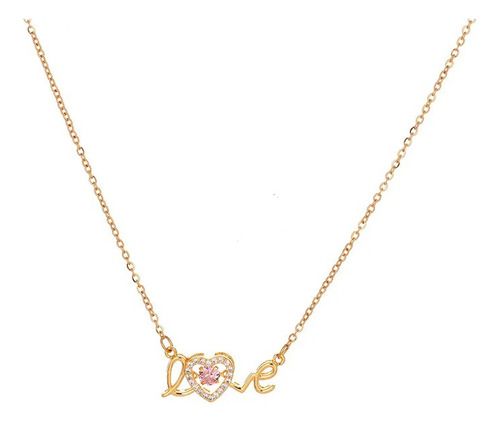 Colar Romantico Coração Love