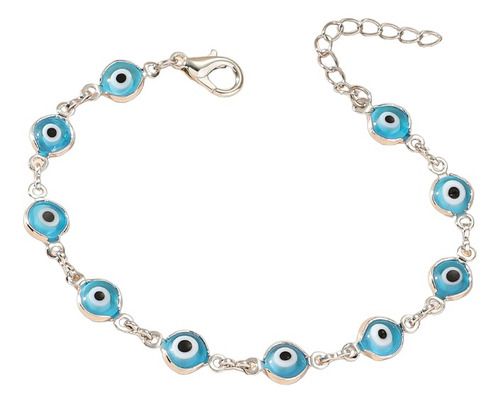 Pulseira Olho Turco da Sorte Azul
